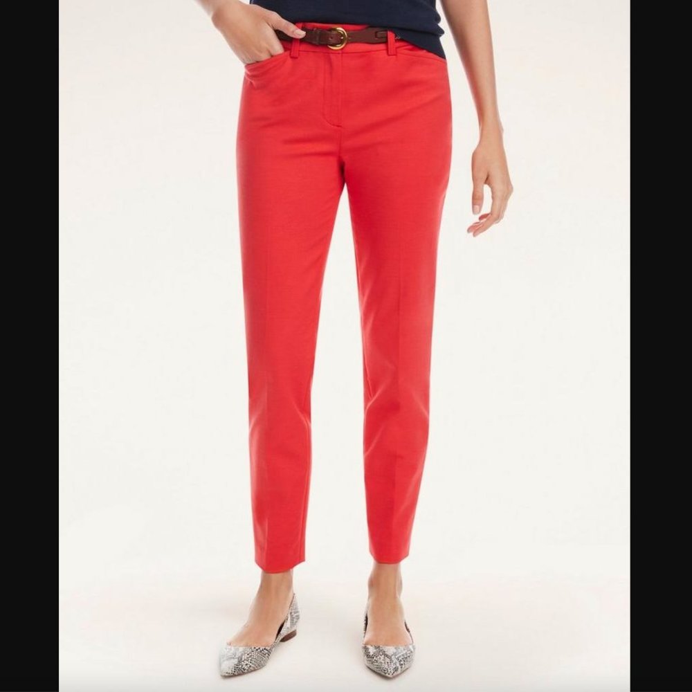 ✨EUC✨ BROOKS BROTHERS Fleece Collection Red Pants Jeans Bottoms